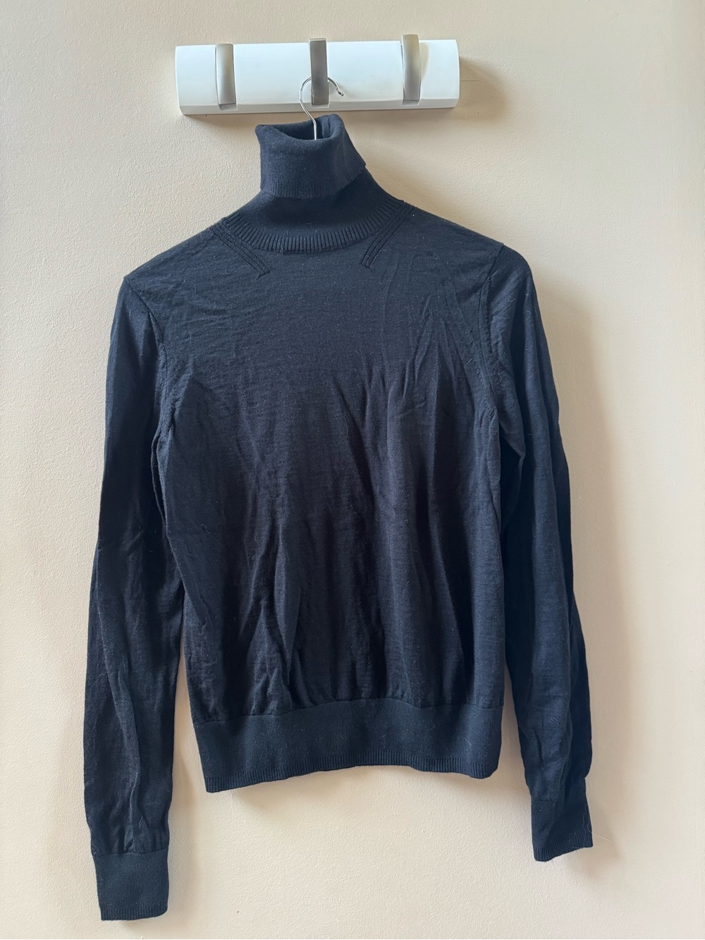 Women’s Black Turtleneck Sweater - Classic Knit